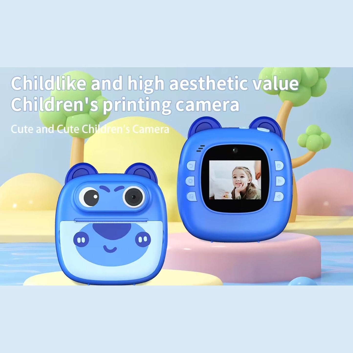 Kids Instant Print Camera Toy -Educational Photography Toy