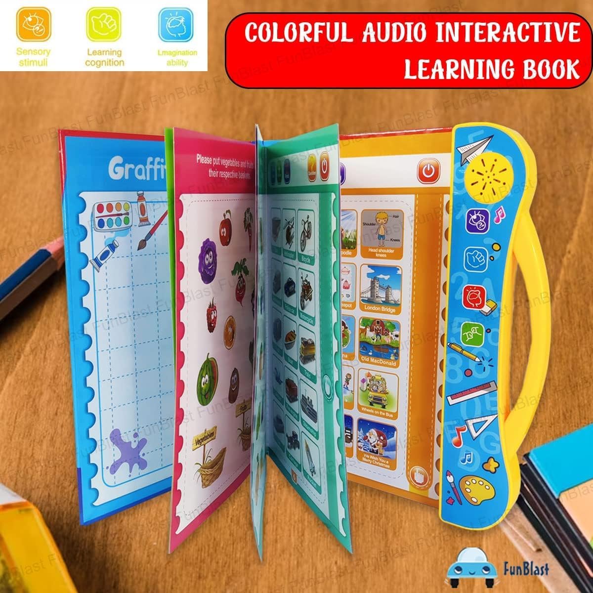 English Learning Touch Reading Sound Book for Kids