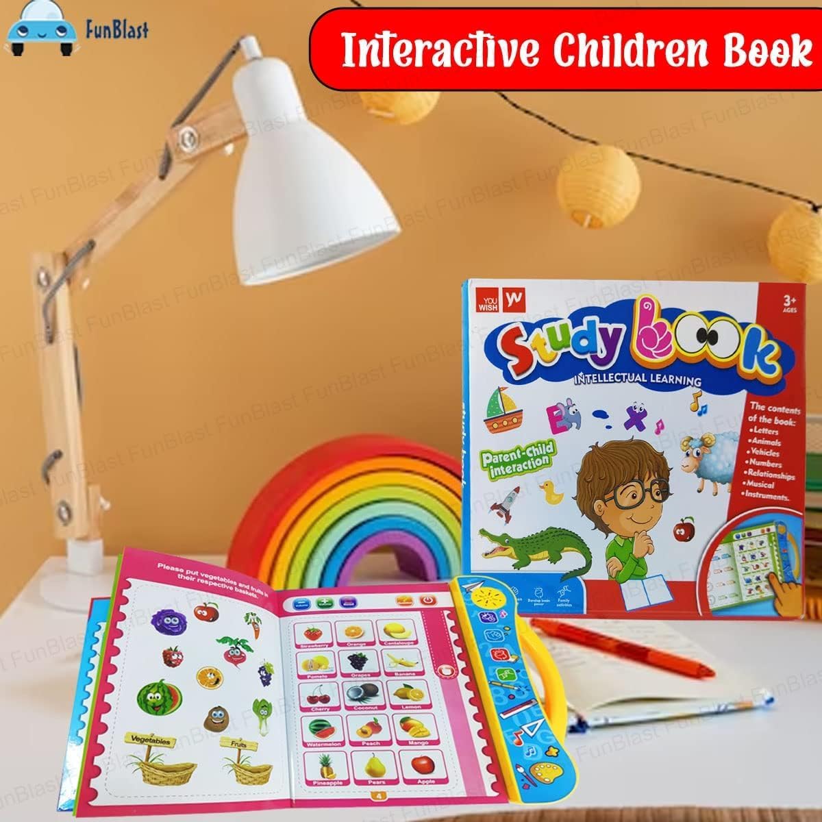 English Learning Touch Reading Sound Book for Kids