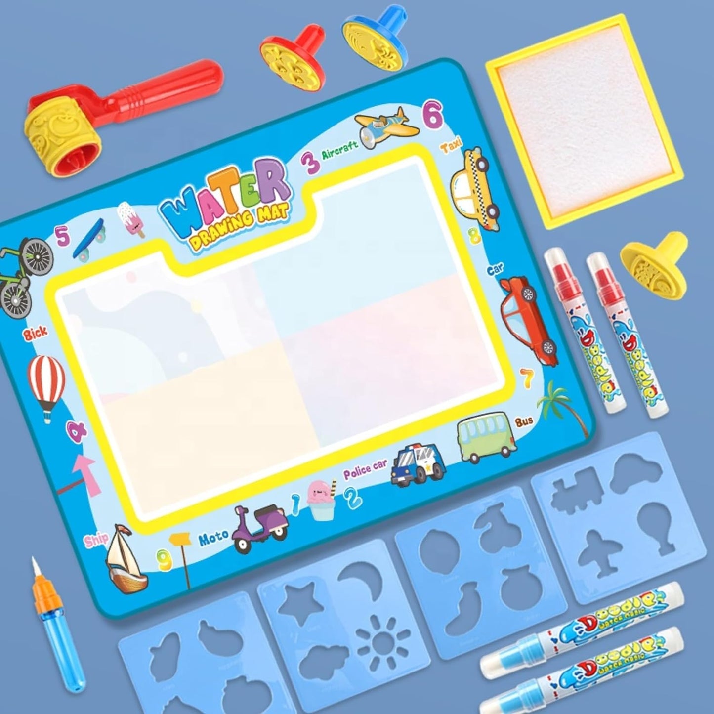 Magic Aqua Water Drawing Mat for Kids - Learning Toy for Children