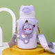 Thermal Stainless Steel School Water Bottle for Kids with Portable Strap - Twisoo